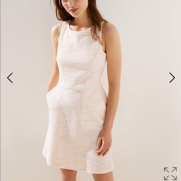 LOFT cris cross back dress with pockets - Picture 6 of 10